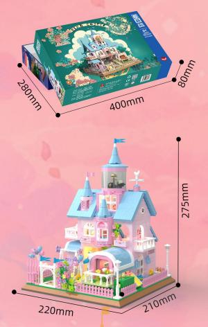 Pink castle (mini blocks)