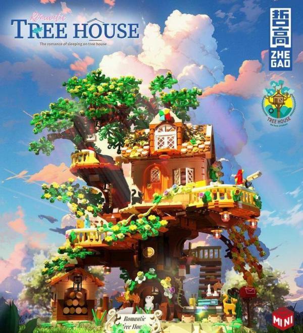 Romantic tree house (mini blocks)