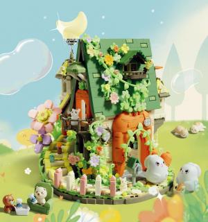 Little carrot house (mini blocks)