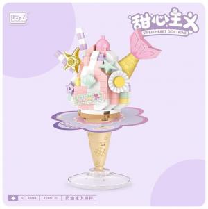 Ice cream sundae (diamond blocks)