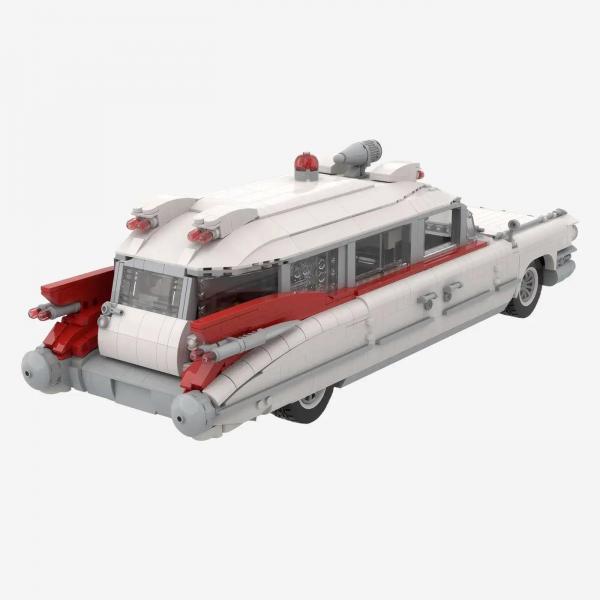 Amerikanischer Krankenwagen 1959 weiß