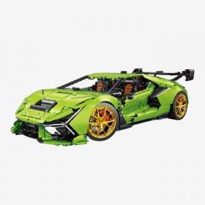 Sportwagen in lime