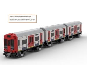 Englische Untergrundbahn 3 in 1 Set (8w)