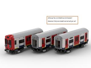 Englische Untergrundbahn 3 in 1 Set (8w)