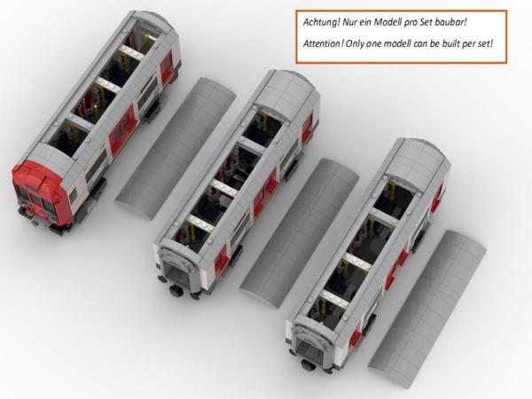 Englische Untergrundbahn 3 in 1 Set (8w)