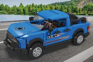 Geländewagen in blau