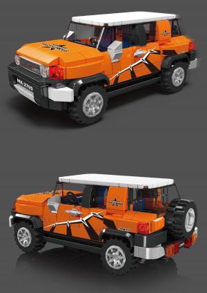 Geländewagen in orange