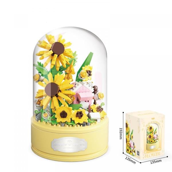 Spieluhr: Sonnenblumen (mini blocks)