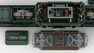 Display Lokomotive Schweizer Krokodil