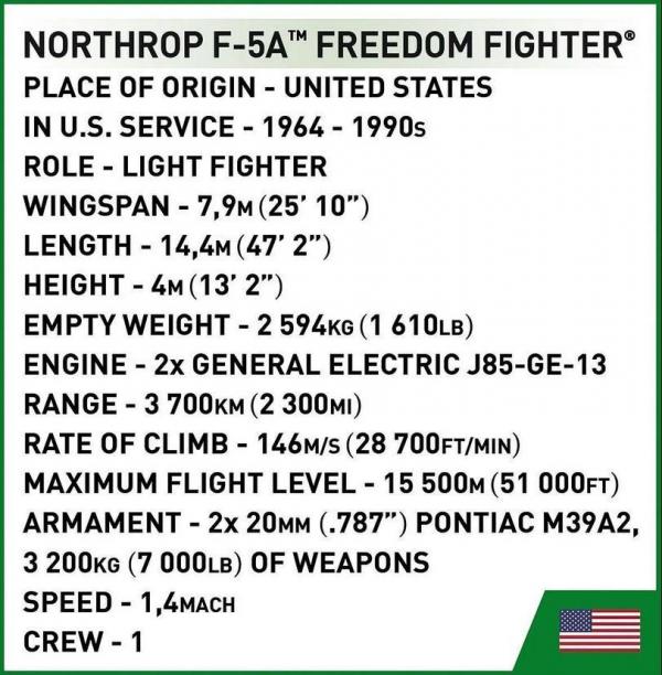 Northrop F-5A Freedom Fighter