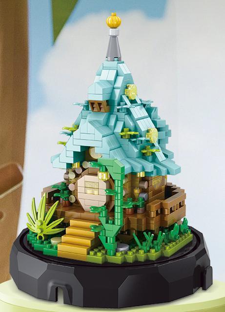 Pine treehouse (diamond blocks)