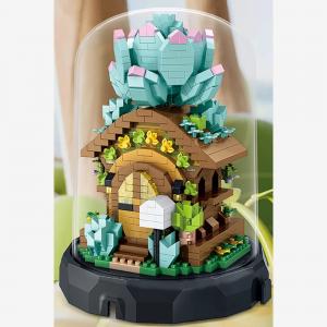 Succulent treehouse (diamond blocks)