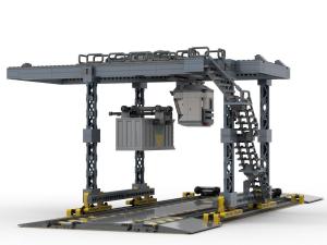 Container loading crane