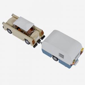Small Car with Camper