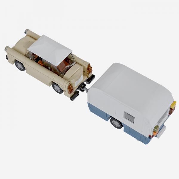 Small Car with Camper