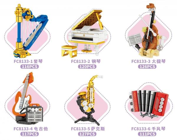 Mini musical instruments (displaybox)