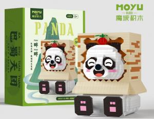 Panda pen holder (diamond blocks)