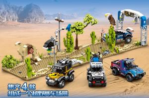 Desert rally (display box with 4 small sets)