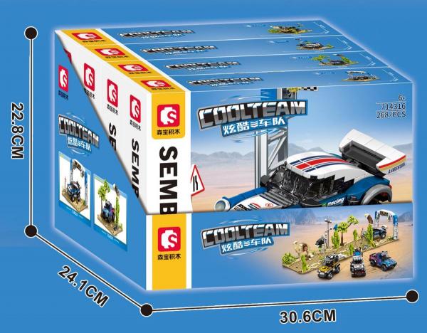 Wüstenrally (Displaybox mit 4 kleinen Sets)