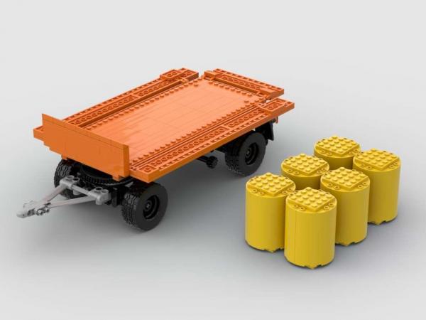 Trailer for municipal multi-purpose vehicle 1:18