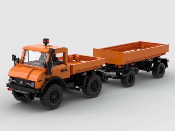 Trailer for municipal multi-purpose vehicle 1:18