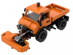 Mower attachment for municipal multi-purpose vehicle 1:18