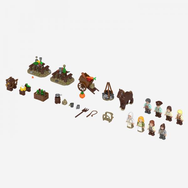  Minifigurenpaket Bärenfels – Zivilisten