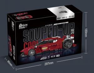 Souped-up car: Red shadow