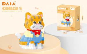 Orangene Katze (diamond blocks)