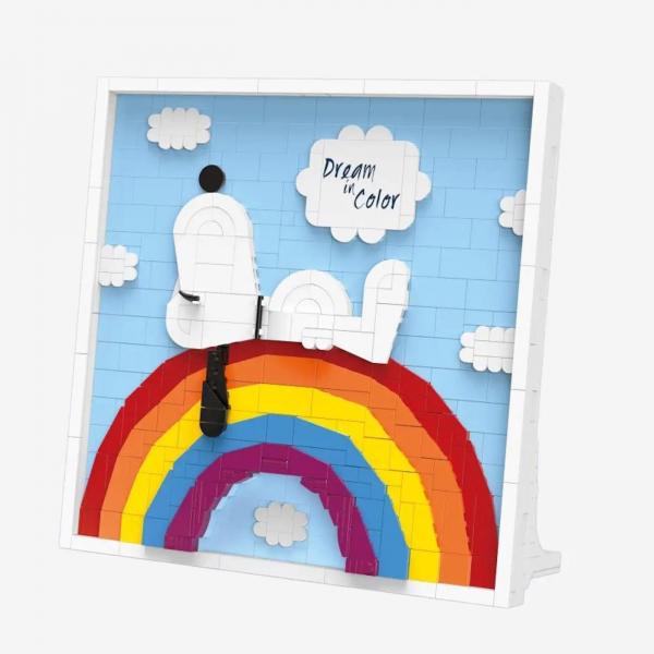 Snoopy Regenbogen Bild