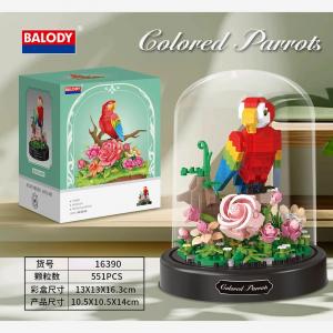 Colored Parrot (diamond blocks)