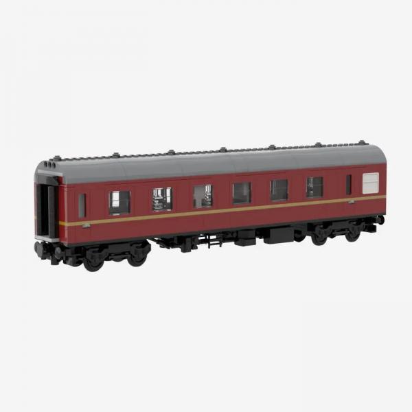 Scottish museum railway - 2nd class compartment car (8w)