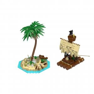 Treasure Coast Legends: Island with Raft