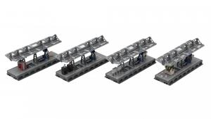 Modular main station: Modern roofing for platform (wide)