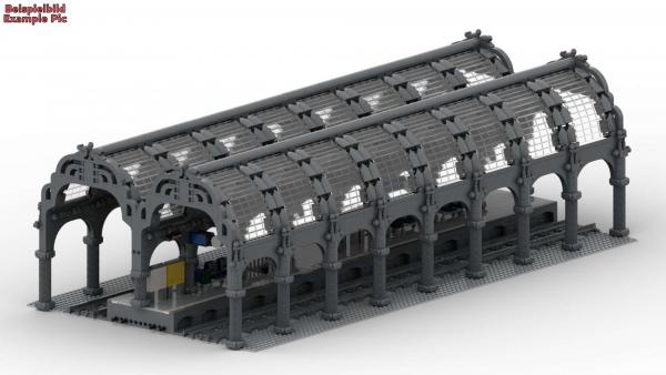 Studgart Hbf: Altes Dach für Bahnsteig (breit)