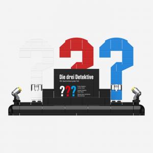 Die drei ???: 3D-Logo mit Visitenkarte