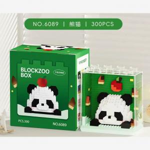 Blockzoo box: Panda (diamond blocks)