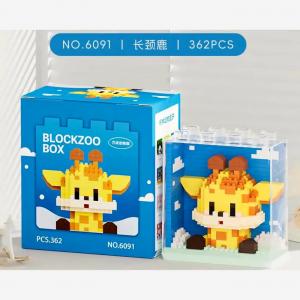 Blockzoo box: Giraffe (diamond blocks)