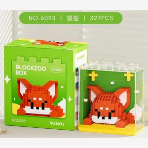 Blockzoo box: Fox (diamond blocks)