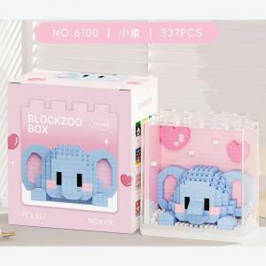 Blockzoo box: Elephant (diamond blocks)