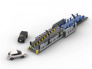 Autoauffahrtermial mit Autotransportwaggon (8w)