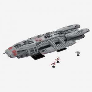 Large futuristic mothership