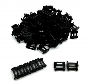 Brix Track Link 1 and 1/2 wide, Black (100pcs)