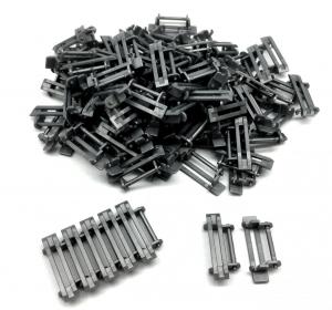 Brix Track Link 3 wide (inner 2) Dark Silver (100pcs)