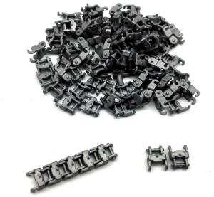 Brix Track Link 1 wide, Dark Silver (100pcs)