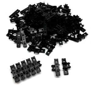 Brix Track element, 5x1,5, Black (100pcs)