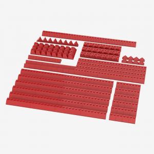 Brix 200 Teile, Roof Slopes, gemischt, Rot