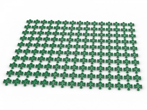 Brix 150 pcs,  LIMB ELEMENT, SMALL, Green