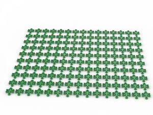 Brix 150 pcs, LIMB ELEMENT, SMALL, Bright Green