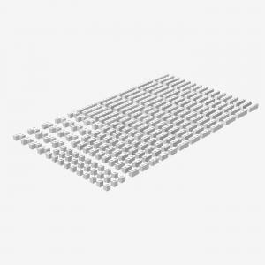 Brix 200 pcs, 1wide bricks, mixed, White 